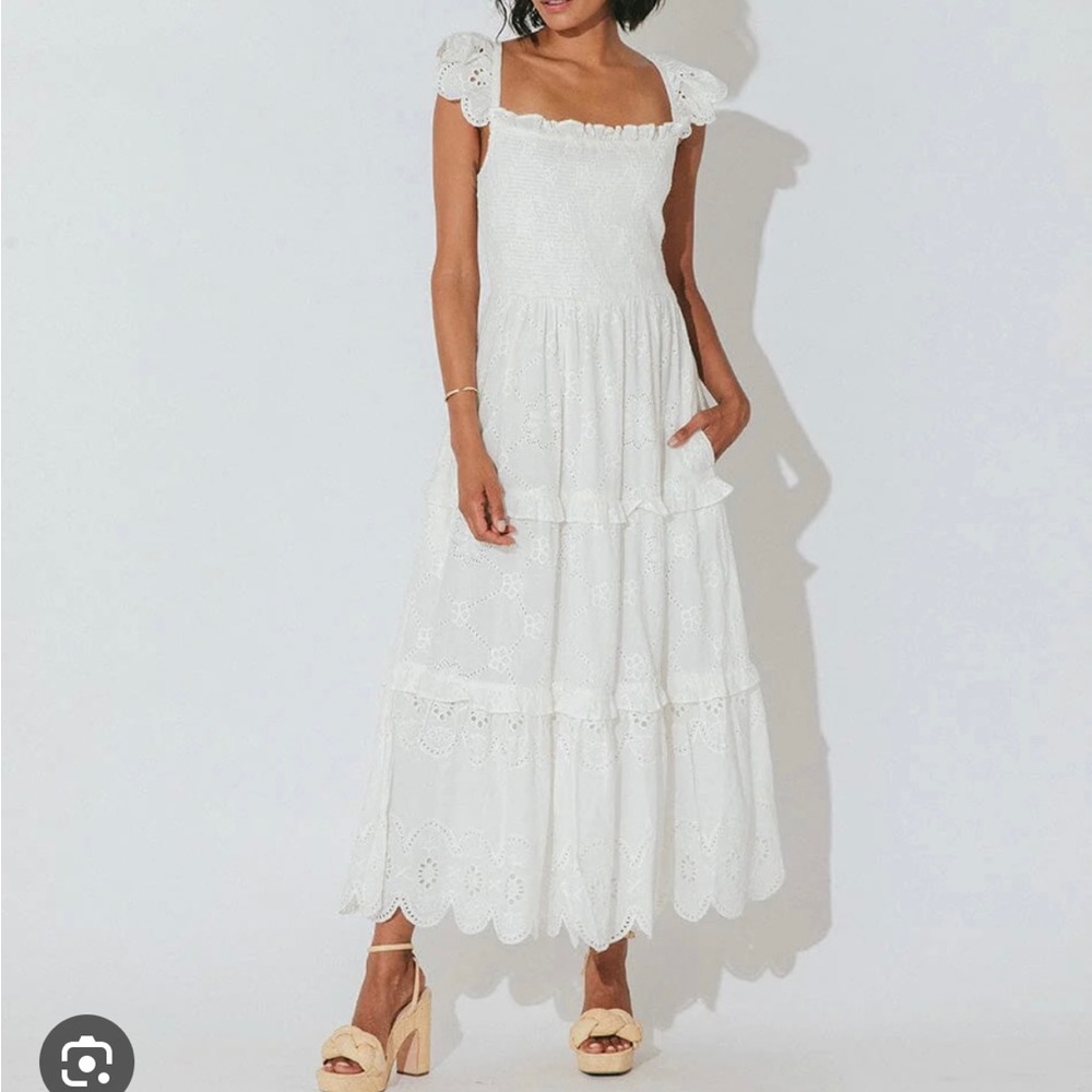 NWT Cleobella Eyelet Maxi Dress